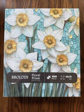 BBOLDIN ~ FLORAL PRISM ~ 1000-piece puzzle ~ NEW SEALED‎ DAFFODILS